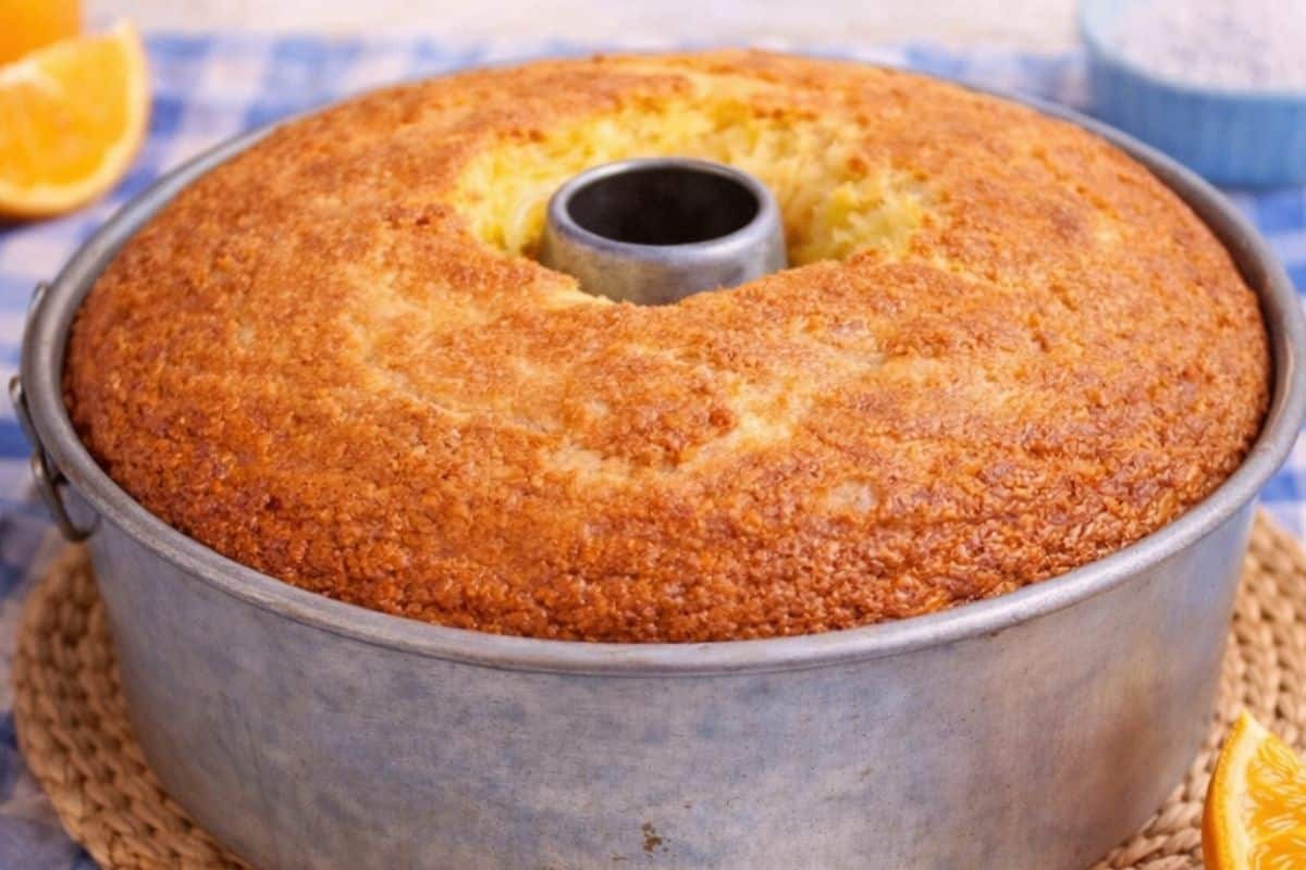 Bolo de Laranja super fofo que perfuma a casa inteira