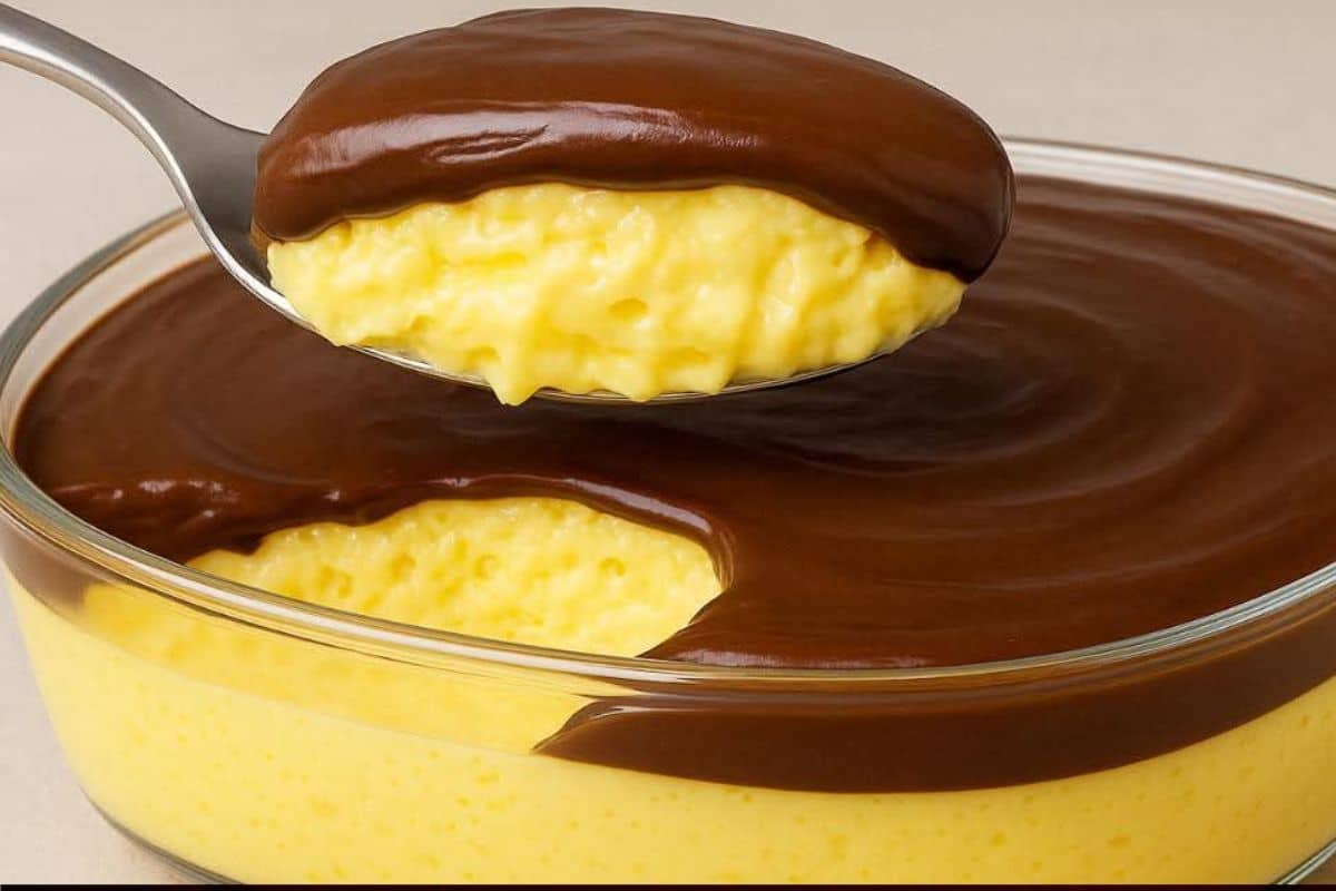 Mousse de Maracujá com Cobertura de Chocolate Irresistível