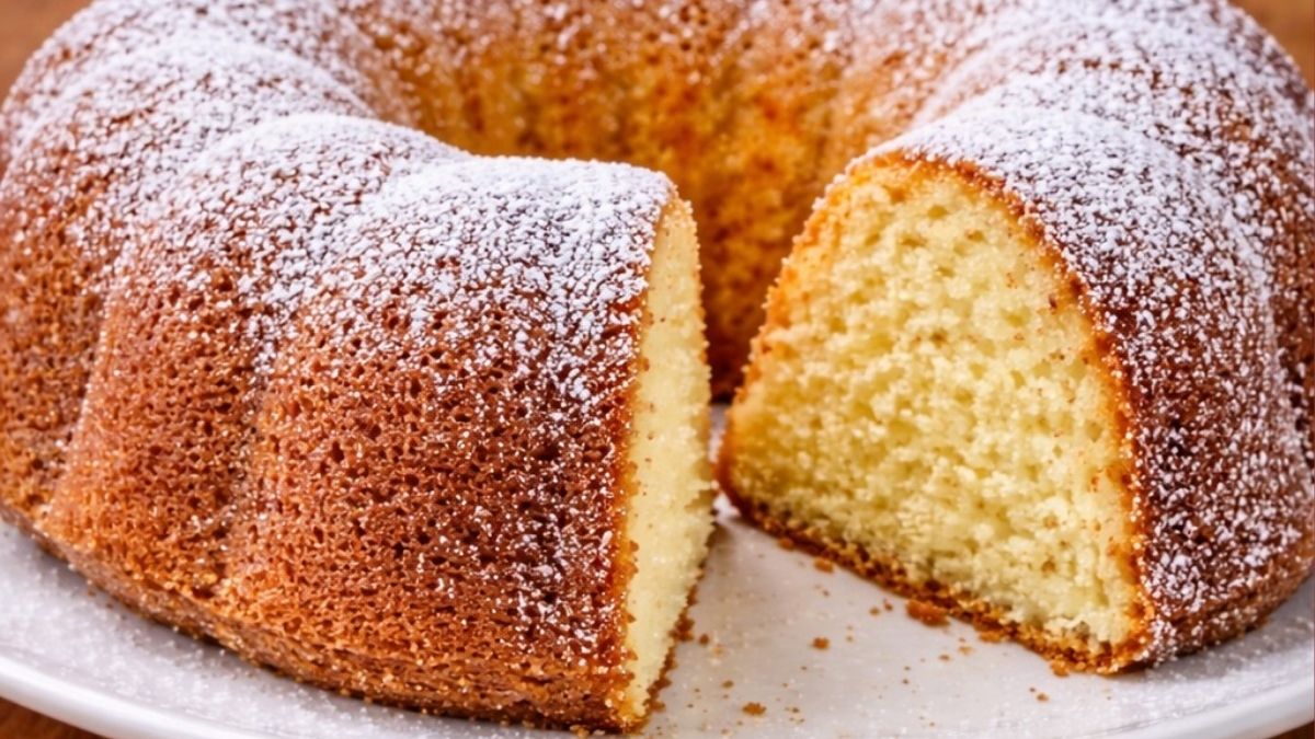 Bolo de Libra PERFEITO que Fica ULTRA MACIO, ÚMIDO e com Sabor Clássico de Confeitaria