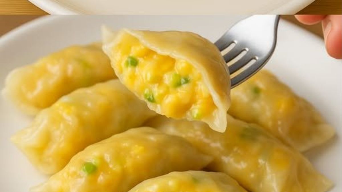Ravioli Cremoso de Milho com Cebolinha: a receita absurda de tão cremosa que faz qualquer almoço parecer comida de restaurante